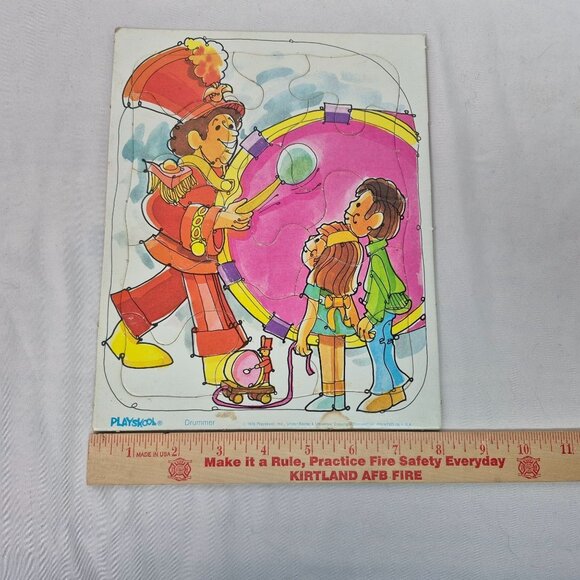 Playskool 1976 VINTAGE Puzzles (Set of 2) Drummer & Parade GREAT CONDITION!!! - Picture 5 of 7